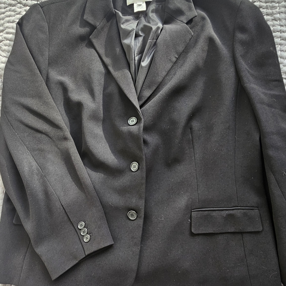 Calvin Klein Collection Charcoal Blazer Size 22
